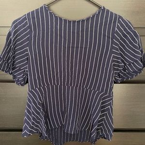 {Zara} size S peplum top